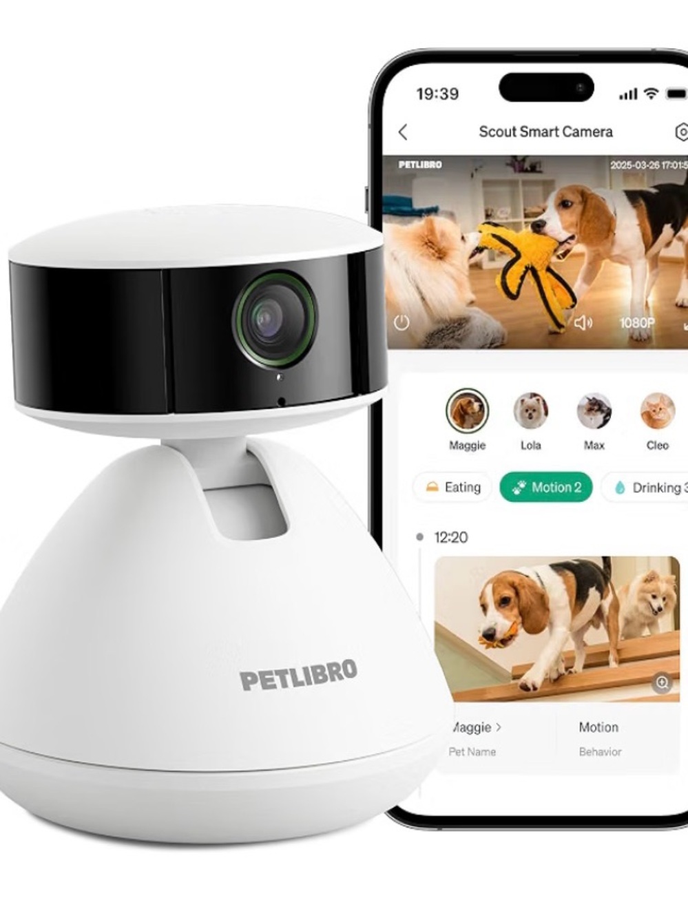 Smart Pet Camera with Mobile App
